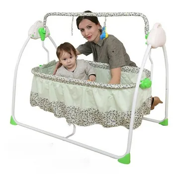 

Electric Metal Baby Cribs Bedding Mother & Kids baby nest cradle with music 103*72*91 CM hot whole sale rocking baby lounger