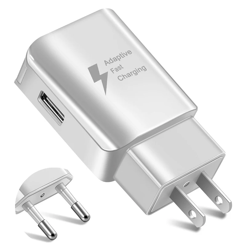 Универсальная USB ЗУ для мобильного телефона вилка Xiaomi Samsung Hauwei EU/US Быстрая зарядка