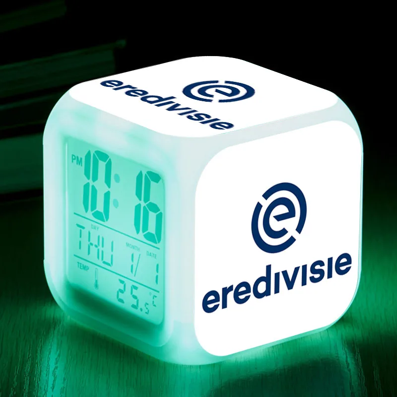 

Soccer Eredivisie alarm clock Netherlands Football Club Lamps digitale wekker reveil projection LED klok Watch reloj despertador