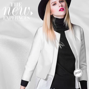 

Silk wool double-sided silk wool fabric high-grade dress silk fabric clothing fabric 39mm white