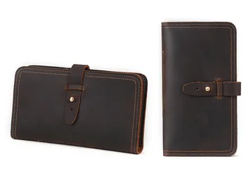 

Men's Wallet Luxury Brand Money Bag Male Men Clutch Bags Men's Purse 100% Genuine Leather Card Wallet Purse