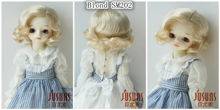 JD338 SD 1/3 дюймов модные BJD химическое мохер кукла парики Размеры 8-9 дюймов, 9-10 дюймов shortretro европейский парик аксессуары для куклы