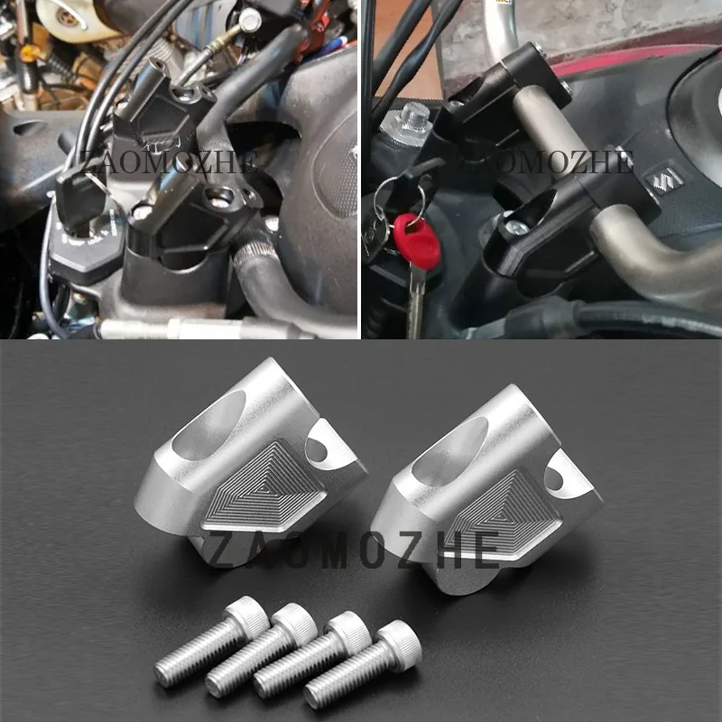 

For Suzuki DL250 GW250F GW250S DL650 Motorcycle Handle Bar Clamp Raised Extend Handlebar Mount Riser