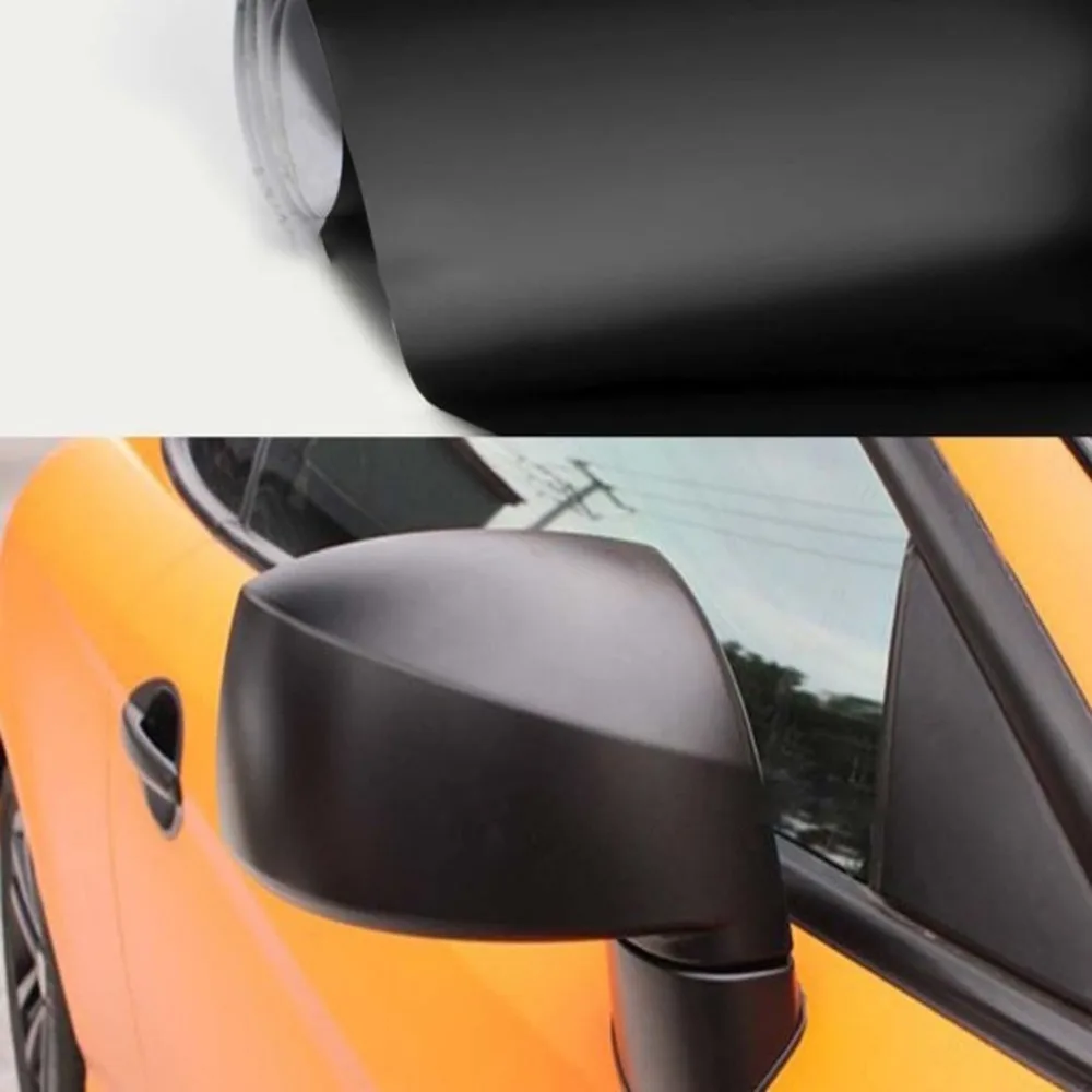 

Matte Flat Black Vinyl Film Wrap Sticker Decal Bubble Free Air Release