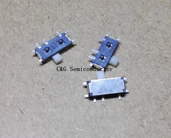 

20PCS On/Off 2 Position 1P2T SPDT Horizontal Miniature SMT SMD Slide Switch ic