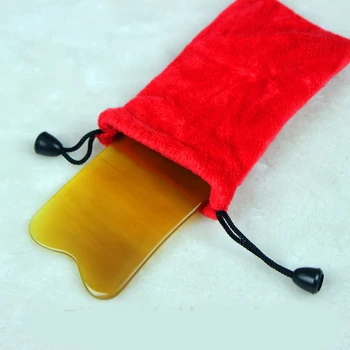 

natural buffalo horn scraping massage plate facial/back/leg body massage tool