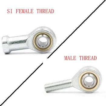 

1pc M4 M5 M6 M8 M10 male thread or female thread right hand thread rod end Joint bearing