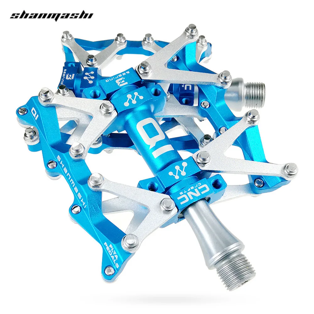 

Shanmashi Q1 Bicycle Pedal Anti-Slip MTB Mountain Road Bicycle Foot Plate Bearing Pedals Bicycle Accessories