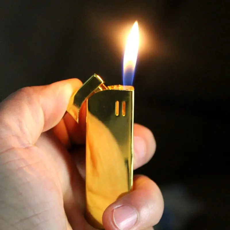Buy Luxury Compact Gold Bullion Jet Lighter Refillable