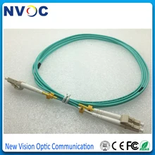 10 шт./лот, 2 м LC-LC UPC OM4 50/125 двухъядерный мм многомодовый 2,0 мм, ПВХ куртка, LC/UPC дуплексный волоконно-оптический патч-корд соединительный кабель
