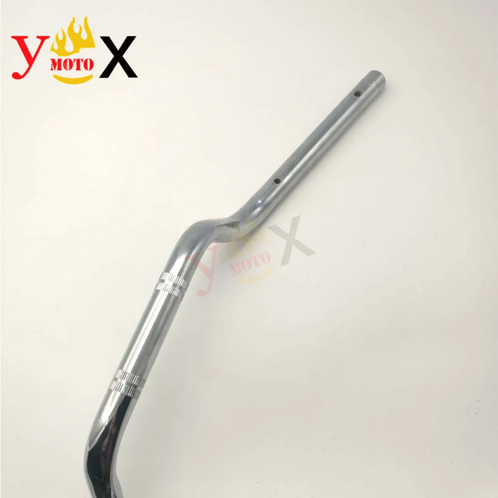 Мотоциклетный хромированный руль 22 мм 7/8 дюйма для Yamaha XS400 XS500 XS650 XS750 XS850 XS1100 Honda CB 750