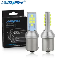 2 шт. 1156 BA15S P21W светодио дный лампы R5W R10W 12 3535SMD Автомобиль Сигнальные лампы тормозной обратного Хвост лампочка автоматически 12 В белый желтый красный
