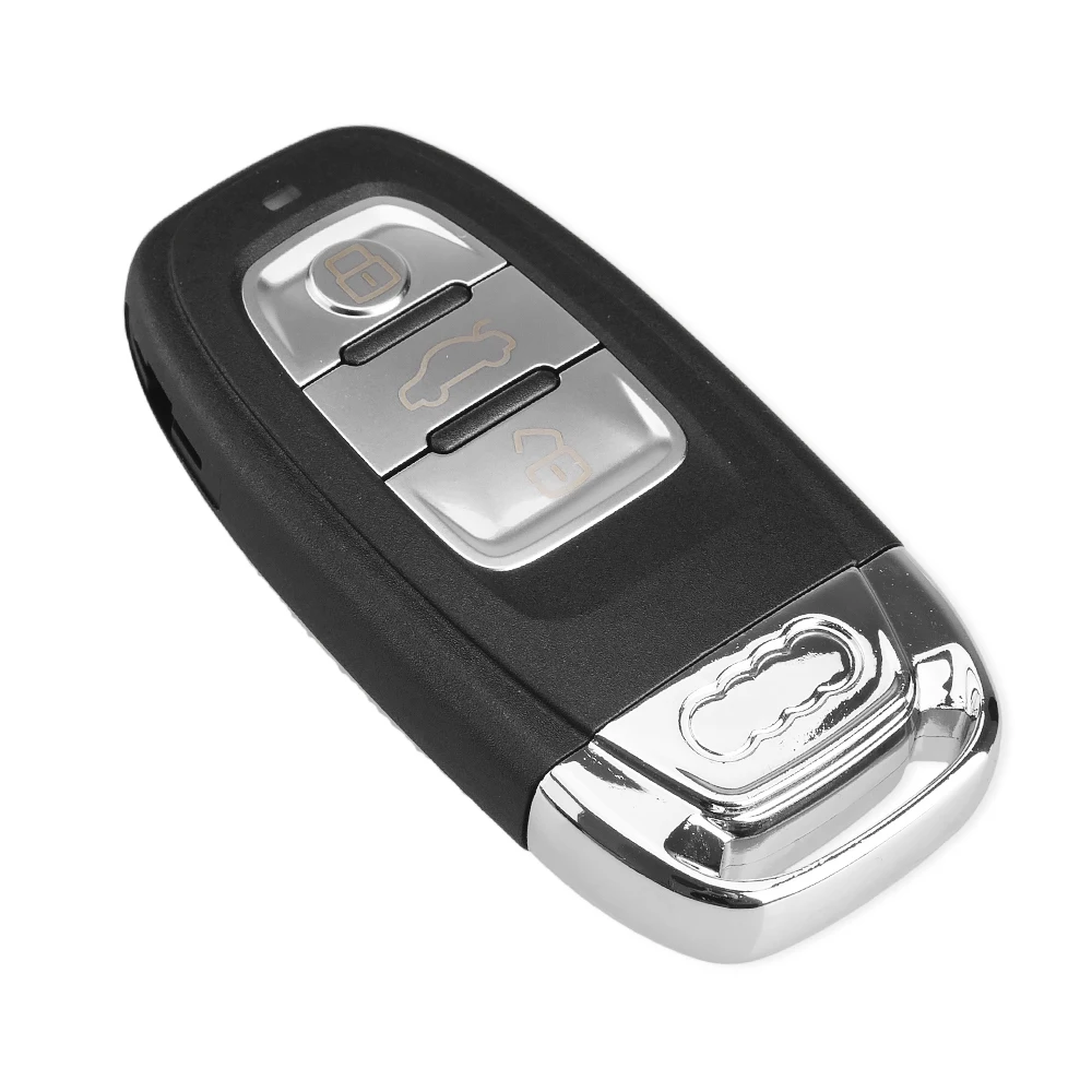 KEYYOU 3 кнопки дистанционного ключа Shell для AUDI A3 A4 A5 A6 A8 Quattro Q5 Q7 A6 A8 Fob+ вставки автомобиль Smart Key чехол Обложка