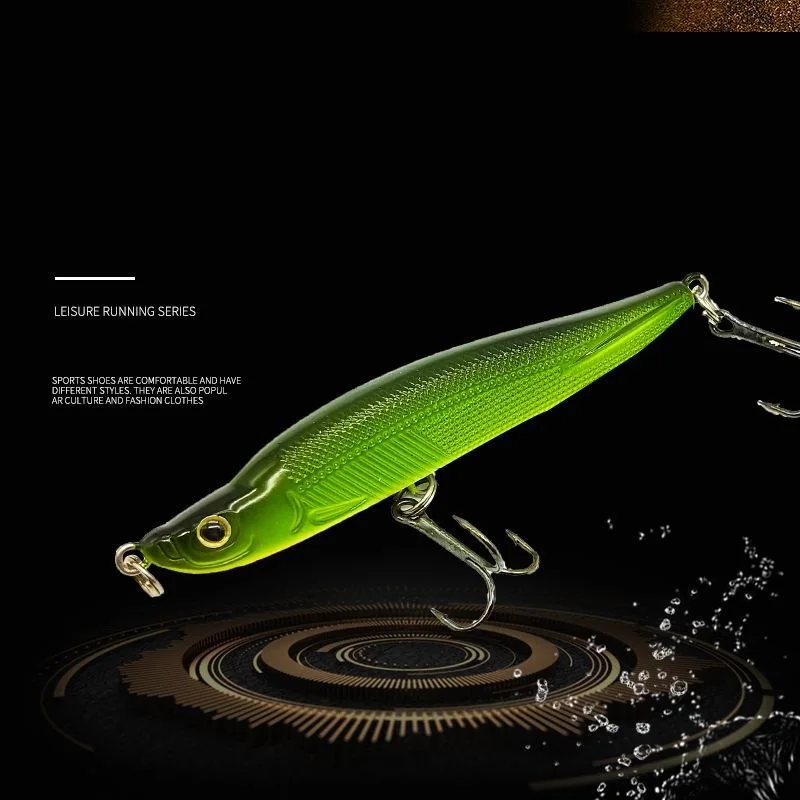 8 cm 11G Minnow Fishing Lures Bass Trolling Artificial Hard Bait Crankbait Wobblers 3D Eyes for Fishing Carp Pesca