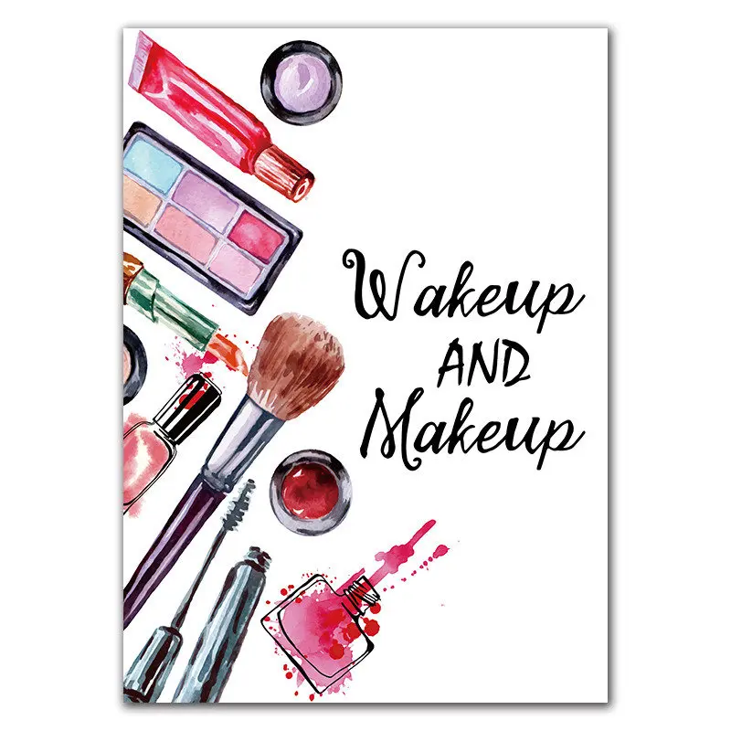 Wakeup And Makeup настенные картины художественный Принт плакат домашний декор холст живопись современный настенный Декор HD2603