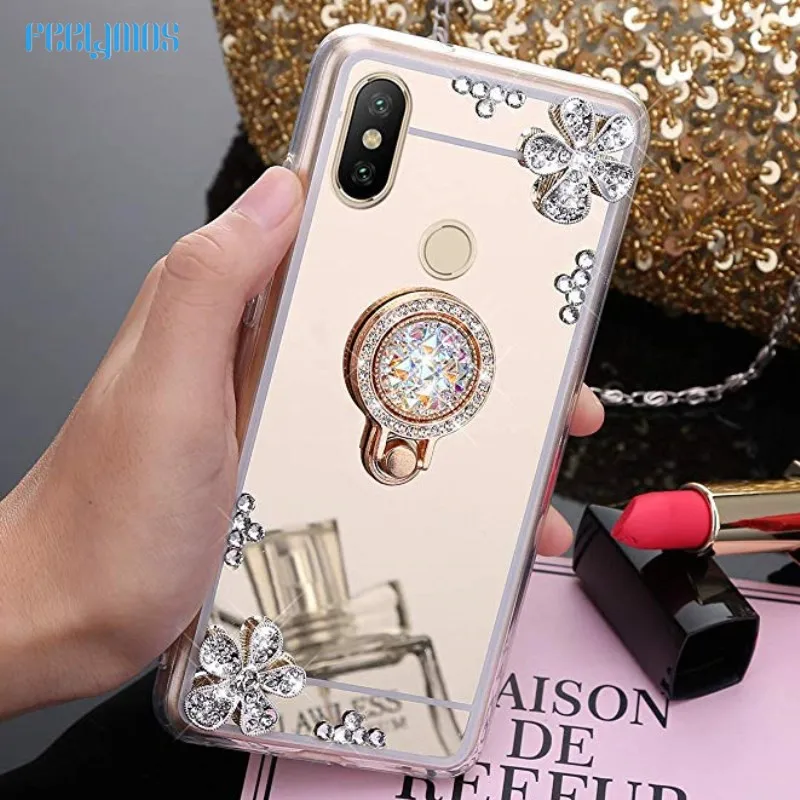 Для Xiaomi MIX 2S Mix 2 Capa полный противоударный шикарный зеркальный чехол Redmi Note 7 pro 6 6a S2 4