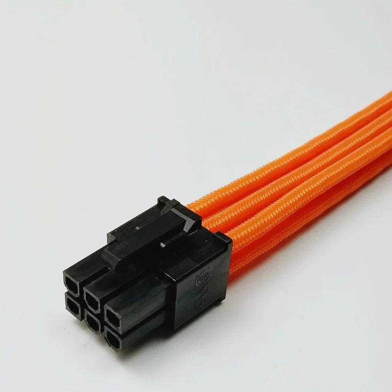 PCI-E_6Pin_Orange_sleeve_Extension_cable_5