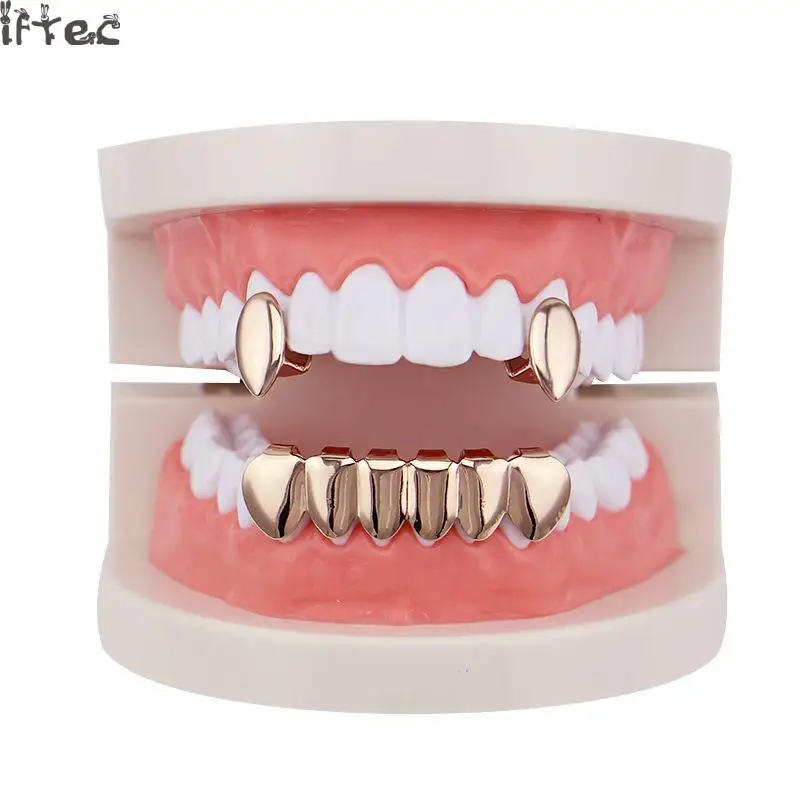 Harmonisch Ieder Gooi Iftec Gouden Tanden Grillz Hiphop Grillz Set Vampire 2 Enkele Custome Caps Tand  Grillz Dental Tanden Caps Party Sieraden|gold teeth grillz|teeth  grillztooth grillz - AliExpress