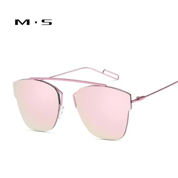 

MS Women Cat Eye Sunglasses Classic Brand Designer Sunglasses High Quality Eyewear 2017 New Trendy
