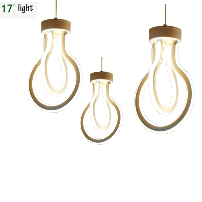 

Acrylic mounted surface pendent light for bedroom living room LED modern style free shipping