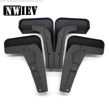 

NWIEV Car-styling Front Rear Mudguards For Facelifted Toyota RAV4 2016 2017 2018 Set Molded Mudflaps 1Set Fenders Accessories