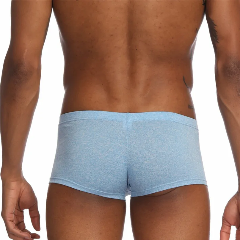 Swim Trunks Sports Fitness Boxer Briefs Mens Sexy Underwear Short Breathable Underpants Letter Pouch Soft Briefs Panties #2h25 (17)