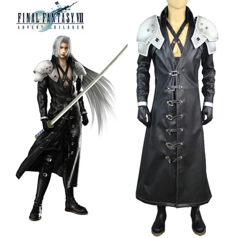 Final Fantasy 7 Sephiroth косплей костюм полный костюм Делюкс на заказ