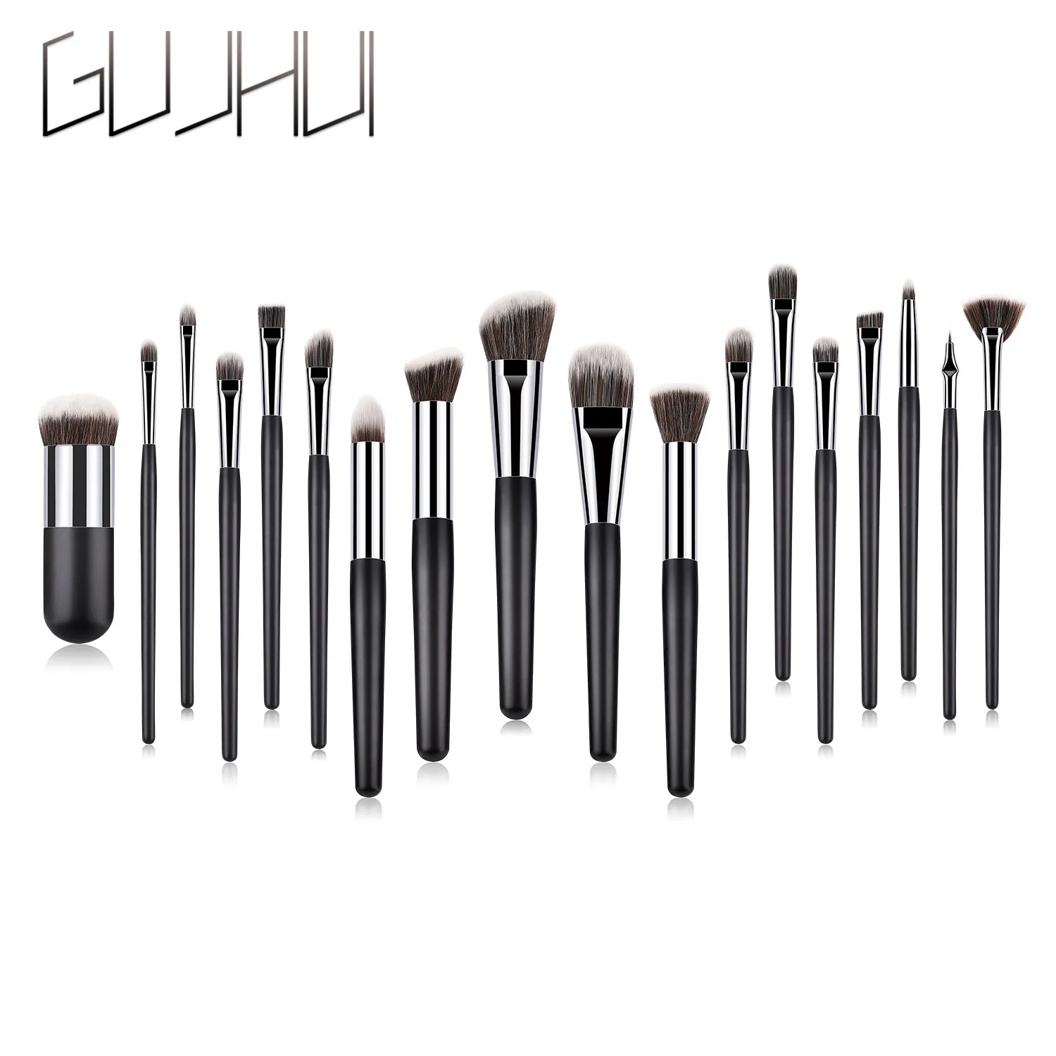 

GUJHUI Eyebrow Brush Set Eyeshadow Brush Brochas Maquillaje Foundation Brush Makeup Brushes Set Professional Tools