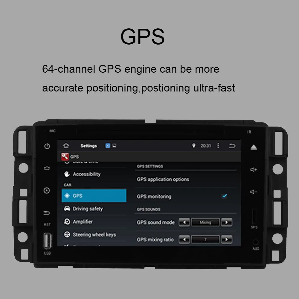 Полный сенсорный Android 9,0 Восьмиядерный 4 Гб ОЗУ для GMC Yukon/Tahoe/Acadia/Buick Enclave/CHEVROLET Suburban2007-2012 dvd-плеер автомобиля BT