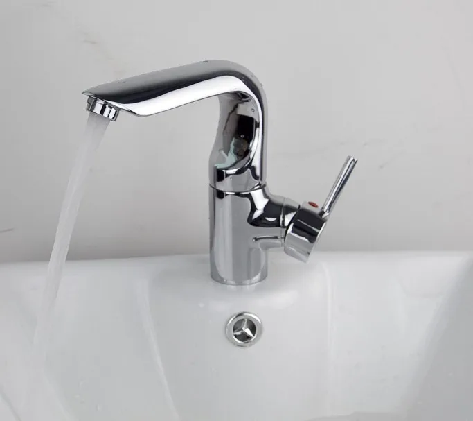G-117 Chrome finish deck Mount Bathroom Sink Faucet Vessel mixer Tap faucet | Обустройство дома