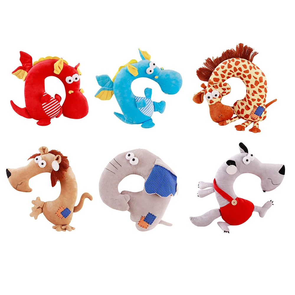

2 in 1 Cartoon U Shape 30*35cm Neck Pillow Home Cushion Pillow Child Toy Birthday Present to the Girl Christmas Gift Toy