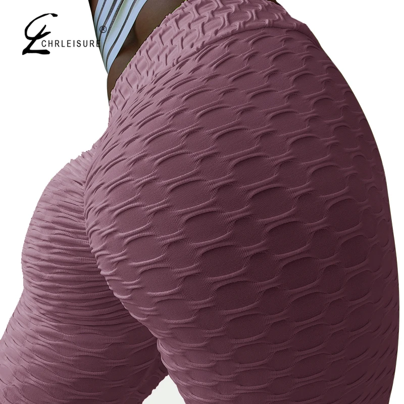 

CHRLEISURE Women High Waist Shorts Sexy Push Up Fitness Shorts Feamle Summer New Solid Elastic Skinny Sporting Shorts