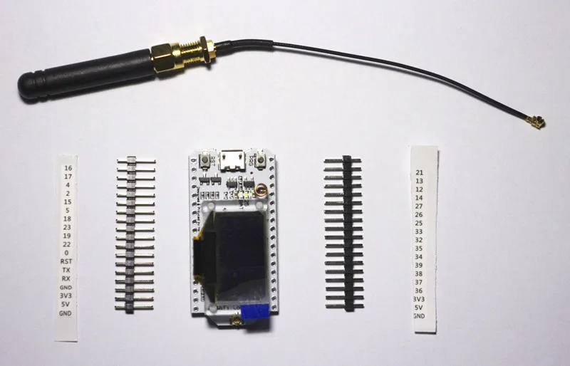 2 шт. 868 мГц-915 мГц SX1276 ESP32 Lora 0.96 дюймов синий OLED Дисплей Bluetooth WI-FI Lora комплект 32 совет по развитию для Arduino