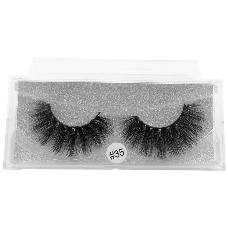 20 Pairs Mink Eyelashes Wholesale False Eyelashes Mink Lashes Wholesale False Lashes Makeup Eyelash Extensions maquiagem - Цвет: W35S20