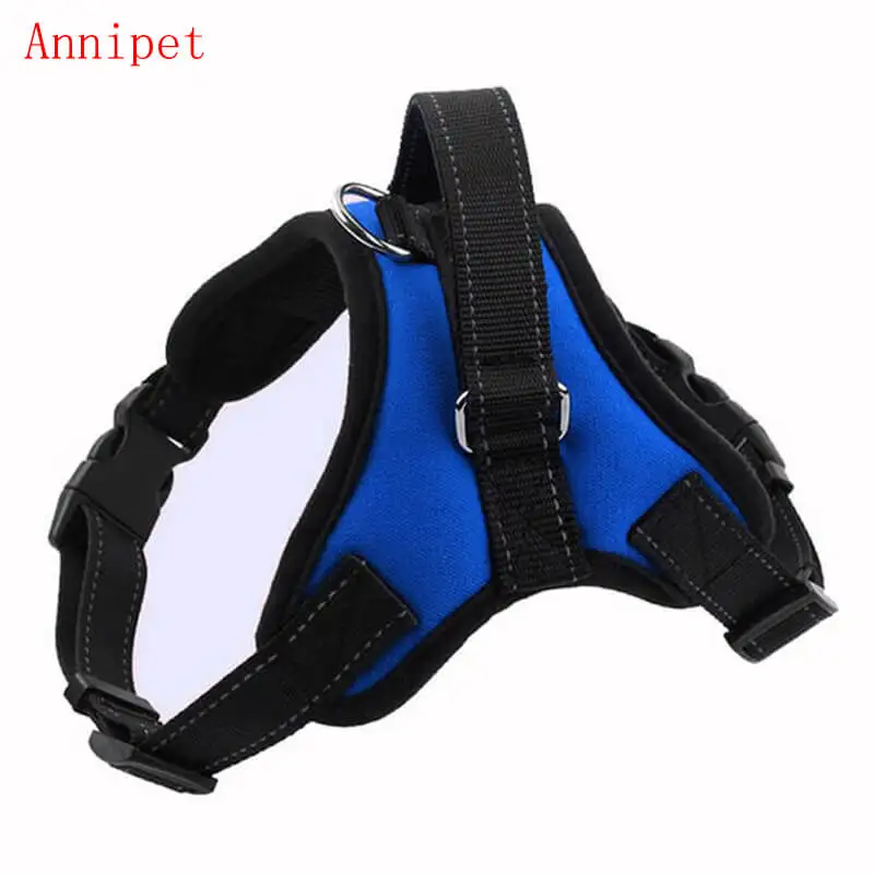 Goedkoop ANNIPET Verstelbare Pet Dog Harness Zachte Ademend Geen Pull Walk Harness Vest Harnas voor Kleine Medium Puppy Huisdieren Producten K9