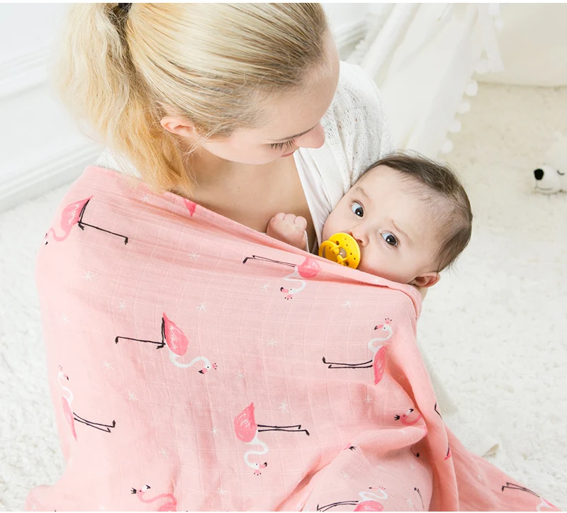 Детское Пеленальное Одеяло, Детские муслиновые бамбуковые хлопковые пеленки, супер мягкая обертка для новорожденных детей, банное полотенце с мультяшным принтом, реквизит для фотосессии