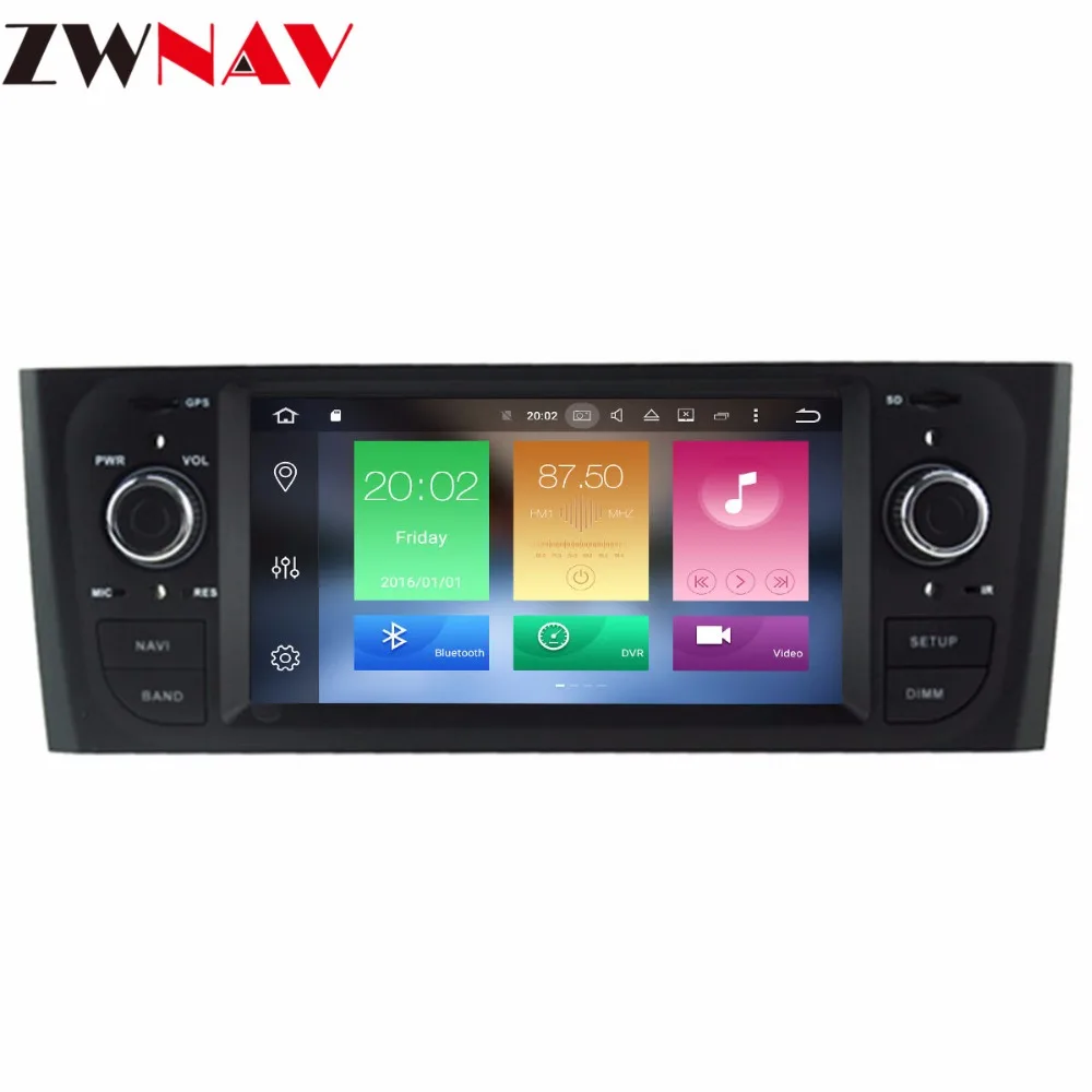 Clearance Android 8.1 Car DVD player Stereo head unit For Fiat Grande Punto Linea 2007 2008 2009 2010 2011 2012 Auto radio GPS Navigation 1