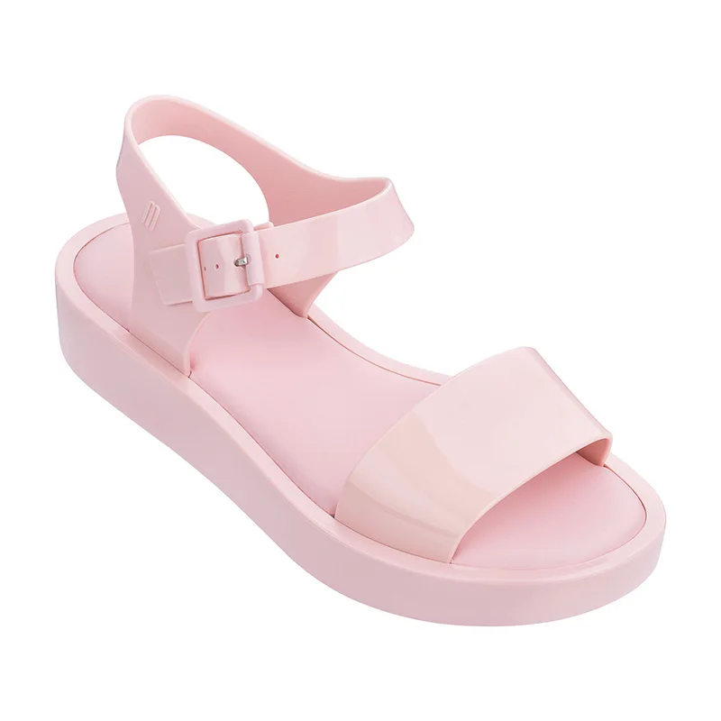 

2019 New Melissa Woman Jelly Shoes Women Sandals Roman Shoes Breathable Comfortable Beach Sandals Melissa Shoes Size US 5-8