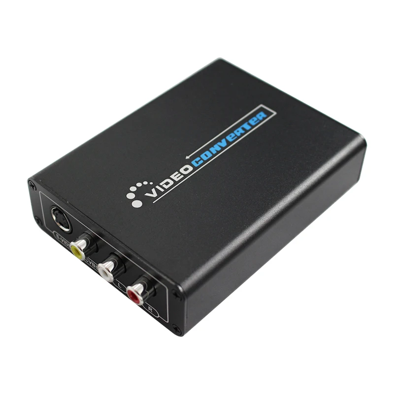 

Retail HDMI to Composite / AV S-Video Converter RCA CVBS/L/R Video Converter Adapter PAL / NTSC CVBS / S-Video Switch 1080P