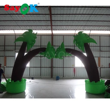 Online Outdoor/Indoor Inflatable Palm Tree Inflatable Coconut Tree With Air Blower For Party Decoration