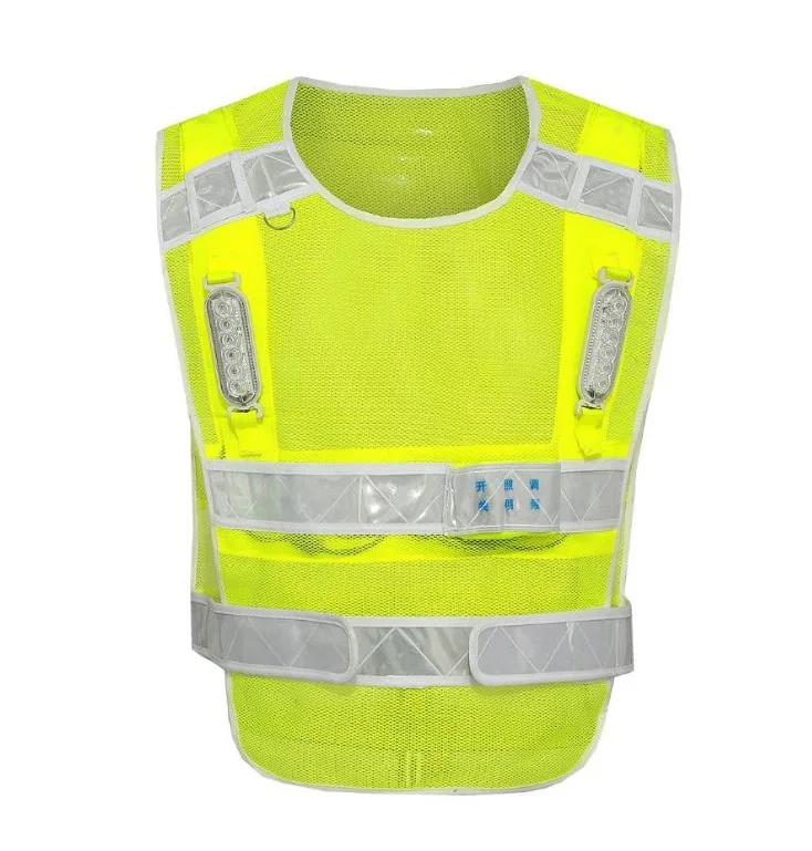 Multi function Chargingable Cycling LED Reflective Safety Vest