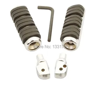 

Chrome Wing Foot Pegs Rests For 1999-2006 yamaha ROAD STAR 1600 / 1700 (ALL EXCEPT WARRIOR) (rear)