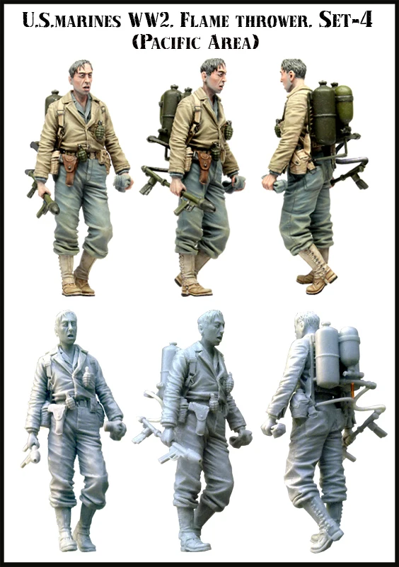 

[tuskmodel] 1 35 scale resin model figures kit The US army E057