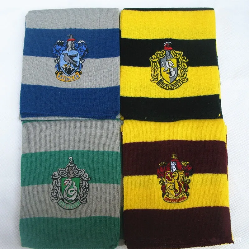 

Halloween Scarf Scarves Cosplay Gryffindor Slytherin Hufflepuff Ravenclaw Scarves Costumes Gift