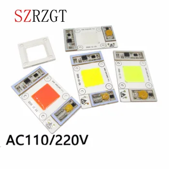 

10PCS 50W 170-265V AC High Power led chip built-in driver Warm white Cool White 10000K 20000K 30000k LED, Full Spectrum LED