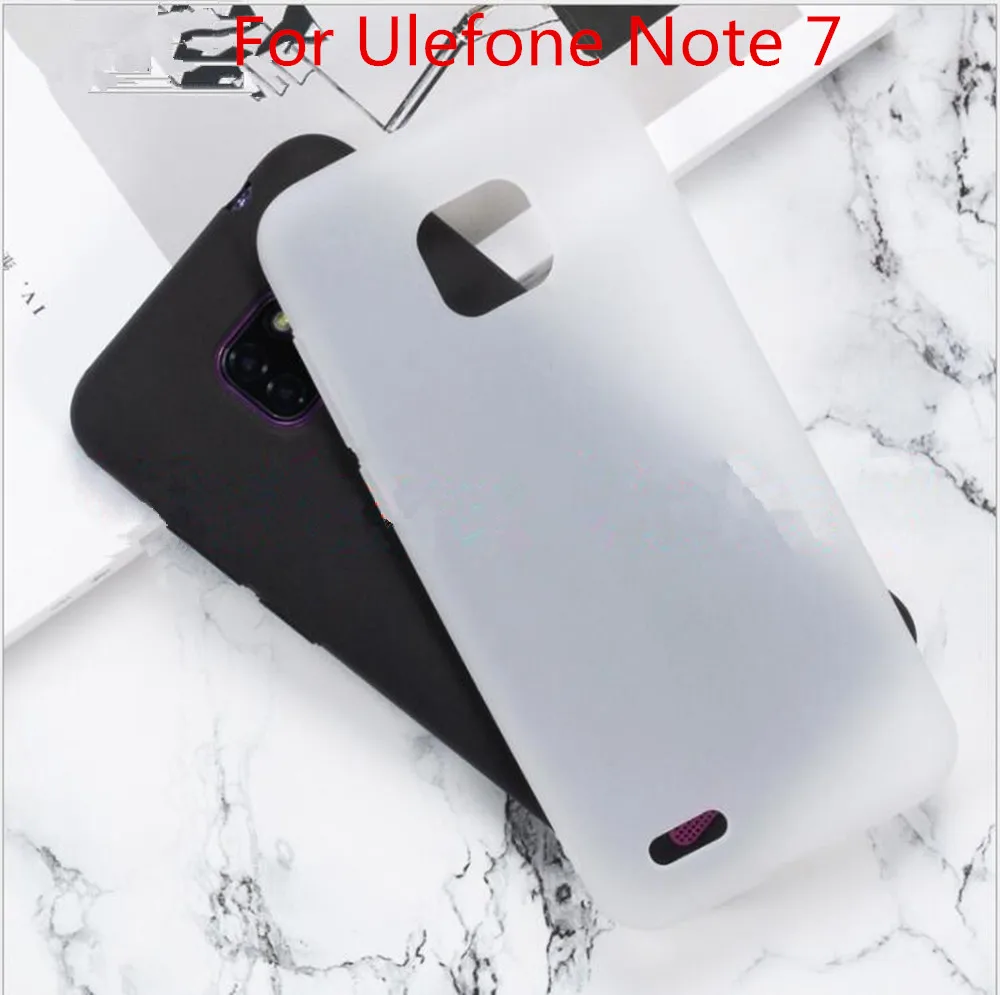 

For Ulefone Note 7 Gel TPU Slim Soft Anti Skiding Case Back Cover For Ulefone Note 7 Phone Rubber silicone Bag Coque Fundas