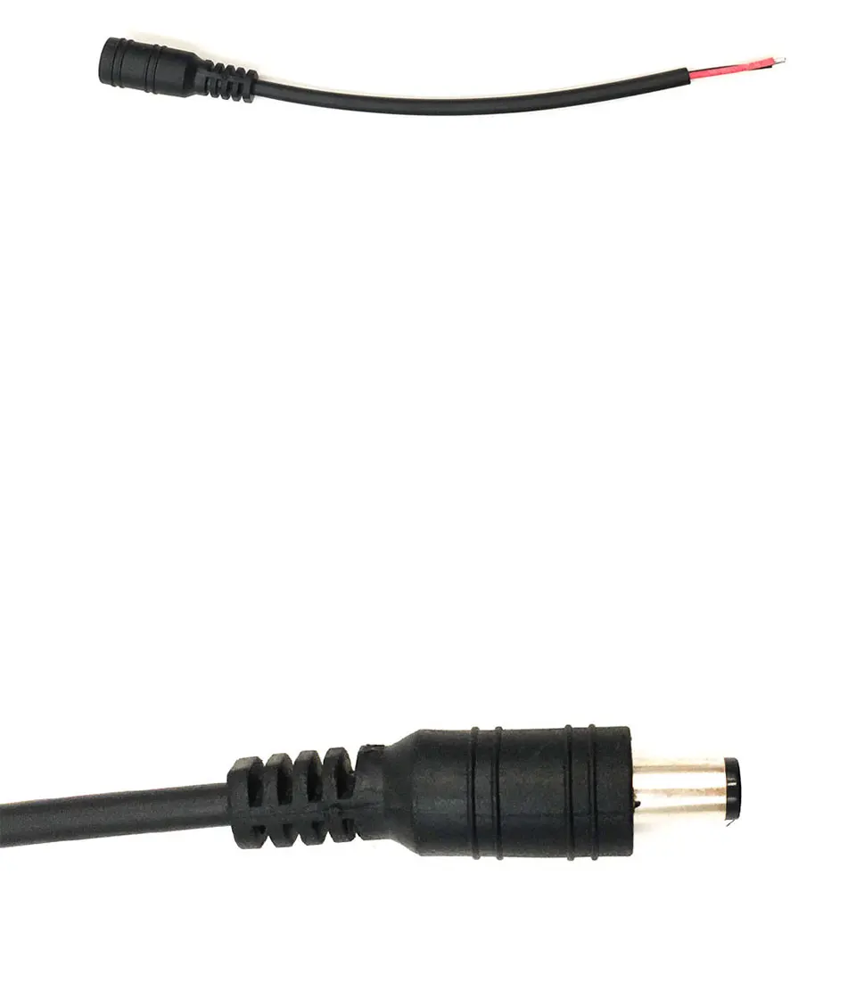 10-Set DC Male Female Cable Wire Connector 2.1x5.5mm Plug Jack DC-022 Power Adapter For LED Strip Lights DIY Electrical Socket (3)