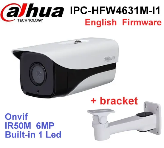 

Dahua 6MP POE IP Camera IPC-HFW4631M-I1 HD 1080P IP67 IR 50M H.265 IP66 Night Vision Bullet Outdoor CCTV Surveillance Camera