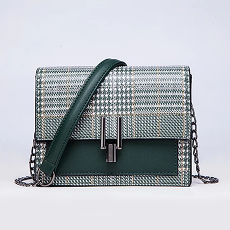 XMESSUN кожаная женская сумка на плечо Роскошная брендовая Высококачественная зеленая сумка женская винтажная маленькая сумка-мессенджер Прямая поставка H18 - Цвет: Green