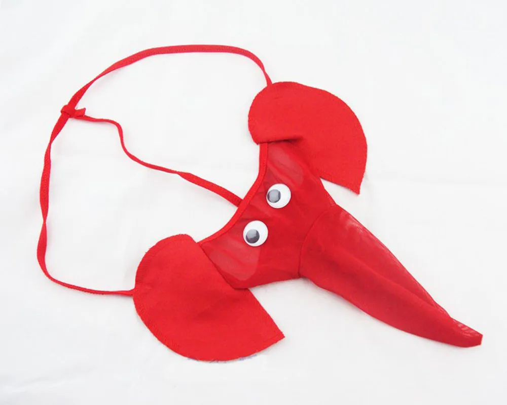 

New Sexy men's g-strings thongs Elephant Bulge Pouch Men Elastic T Back erotic Lingerie Thong Male Bulge Pouch Underwear